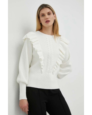 Bruuns Bazaar sweter Simona Catalia damski kolor biały