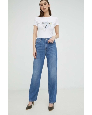 Guess jeansy Hollywood damskie medium waist