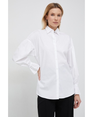 PS Paul Smith koszula damska kolor biały relaxed z kołnierzykiem klasycznym