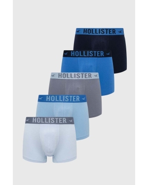 Hollister Co. bokserki 5-pack męskie kolor niebieski
