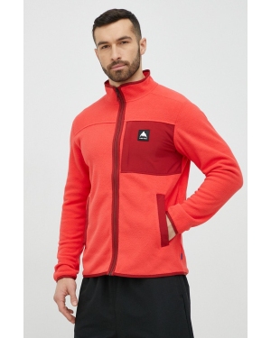 Burton bluza sportowa Hearth męska kolor czerwony wzorzysta