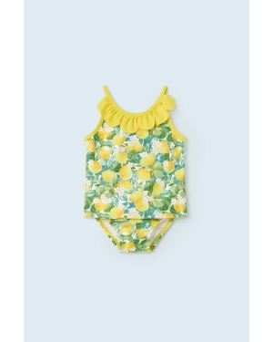 Mayoral dwuczęściowy stój kąpielowy niemowlęcy kolor żółty