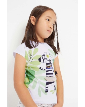 Mayoral t-shirt bawełniany dziecięcy kolor zielony