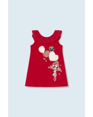 Mayoral sukienka niemowlęca kolor czerwony mini prosta