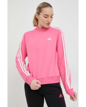 adidas bluza damska kolor różowy gładka