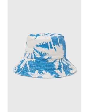 Billabong kapelusz bawełniany kolor niebieski bawełniany
