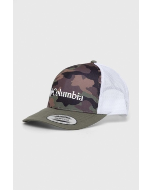 Columbia czapka z daszkiem kolor zielony wzorzysta 1934421.SS23-193