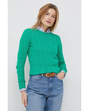 Polo Ralph Lauren sweter bawełniany kolor zielony
