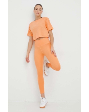 Roxy t-shirt Essential x Mizuno damski kolor pomarańczowy