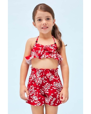 Mayoral dwuczęściowy strój kąpielowy dziecięcy kolor czerwony