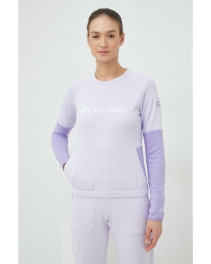 Columbia bluza sportowa Windgates kolor fioletowy wzorzysta