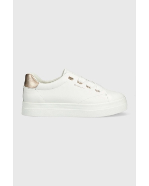Gant sneakersy skórzane Avona kolor biały 26531918.G296