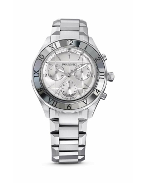 Swarovski zegarek DEXTERA damski kolor srebrny