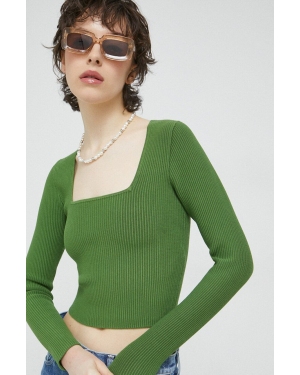 Abercrombie & Fitch sweter kolor zielony