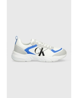 Calvin Klein Jeans sneakersy RETRO TENNIS MESH kolor biały YM0YM00638