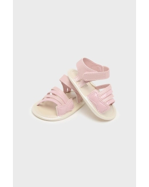 Mayoral Newborn buty niemowlęce kolor różowy
