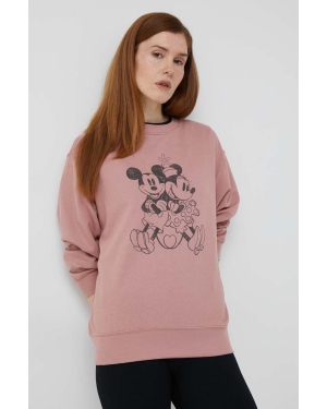 GAP bluza x Disney damska kolor różowy z nadrukiem