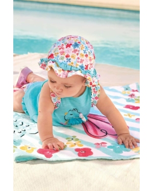 Mayoral Newborn dwuczęściowy strój kąpielowy niemowlęcy kolor turkusowy