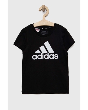 adidas t-shirt bawełniany dziecięcy G BL kolor czarny
