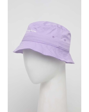 Champion kapelusz bawełniany kolor fioletowy bawełniany