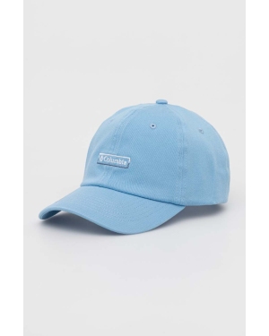 Columbia czapka z daszkiem kolor niebieski z aplikacją 2032041-890