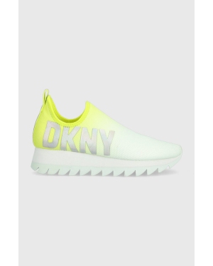 Dkny sneakersy AZER kolor zielony K4273491