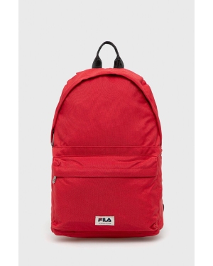 Fila plecak Boma kolor czerwony duży gładki FBU0079