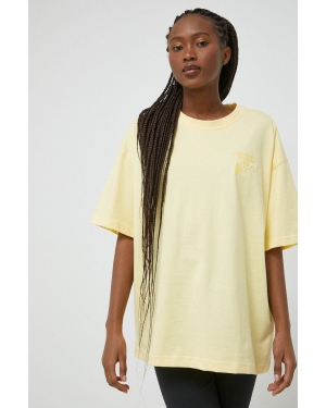 Fila t-shirt bawełniany kolor żółty