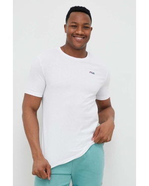 Fila t-shirt bawełniany 2-pack kolor szary gładki