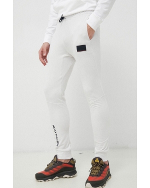 Helly Hansen spodnie dresowe kolor biały gładkie