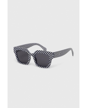 Vans okulary przeciwsłoneczne męskie kolor czarny VN0A7PQZY281-BLACKWHITE