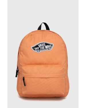 Vans plecak kolor pomarańczowy duży gładki