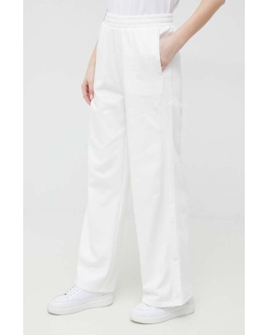 GAP spodnie dresowe kolor biały gładkie