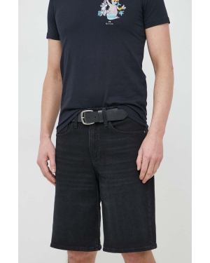 Calvin Klein szorty jeansowe męskie kolor czarny