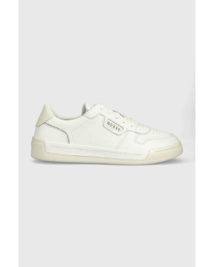 Guess sneakersy skórzane STRAVE VINTAGE kolor biały FM6SVI LEA12