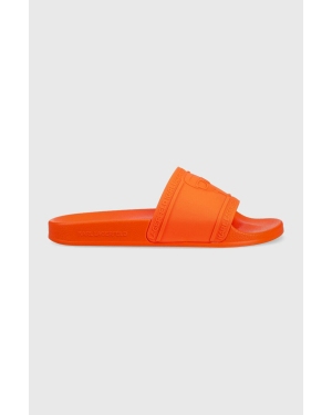 Karl Lagerfeld klapki KONDO męskie kolor pomarańczowy KL70009