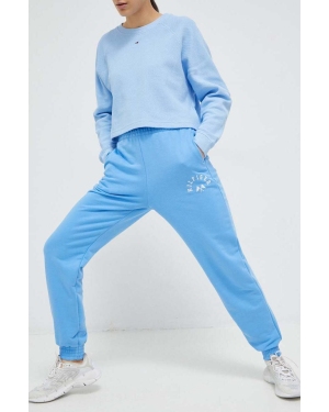 Tommy Hilfiger spodnie dresowe kolor niebieski z aplikacją