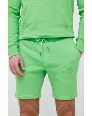 Tommy Hilfiger szorty męskie kolor zielony