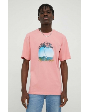 Filling Pieces t-shirt bawełniany kolor różowy