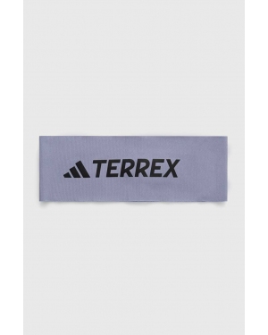 adidas TERREX opaska na głowę kolor fioletowy