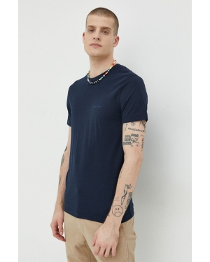 Abercrombie & Fitch t-shirt 3-pack męski kolor granatowy gładki