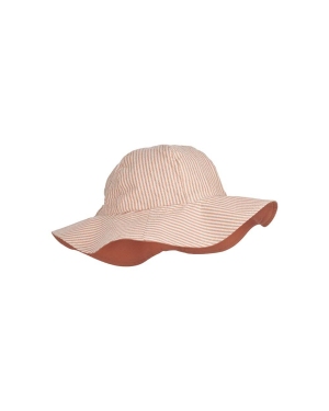 Liewood kapelusz dwustronny bawełniany dziecięcy kolor różowy bawełniany