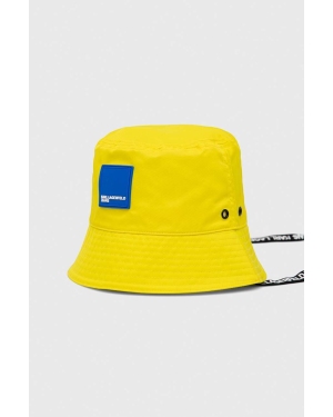 Karl Lagerfeld Jeans kapelusz kolor żółty