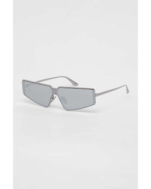 Balenciaga okulary przeciwsłoneczne kolor srebrny