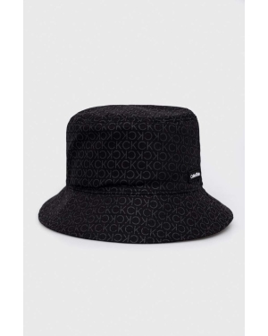 Calvin Klein kapelusz bawełniany kolor czarny bawełniany