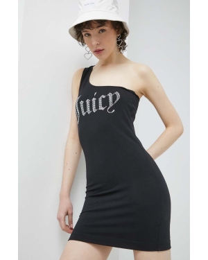 Juicy Couture sukienka kolor czarny mini dopasowana
