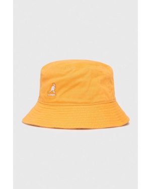 Kangol kapelusz bawełniany kolor pomarańczowy bawełniany