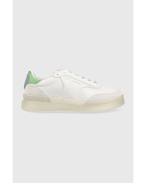 Karl Lagerfeld sneakersy skórzane BRINK NFT kolor biały KL53423