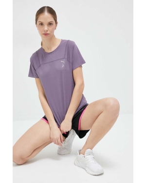 Puma t-shirt do biegania Seasons kolor fioletowy