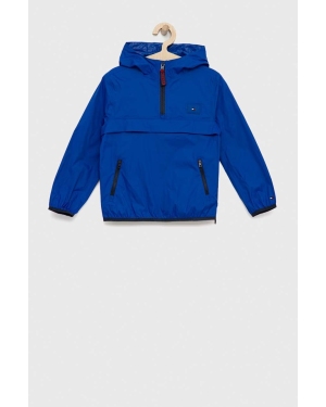 Tommy Hilfiger kurtka dziecięca kolor niebieski